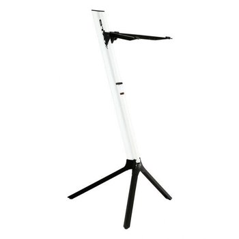 Stay Stands Stay Slim, Single-Tier Keyboard Stand, White, OPEN BOX