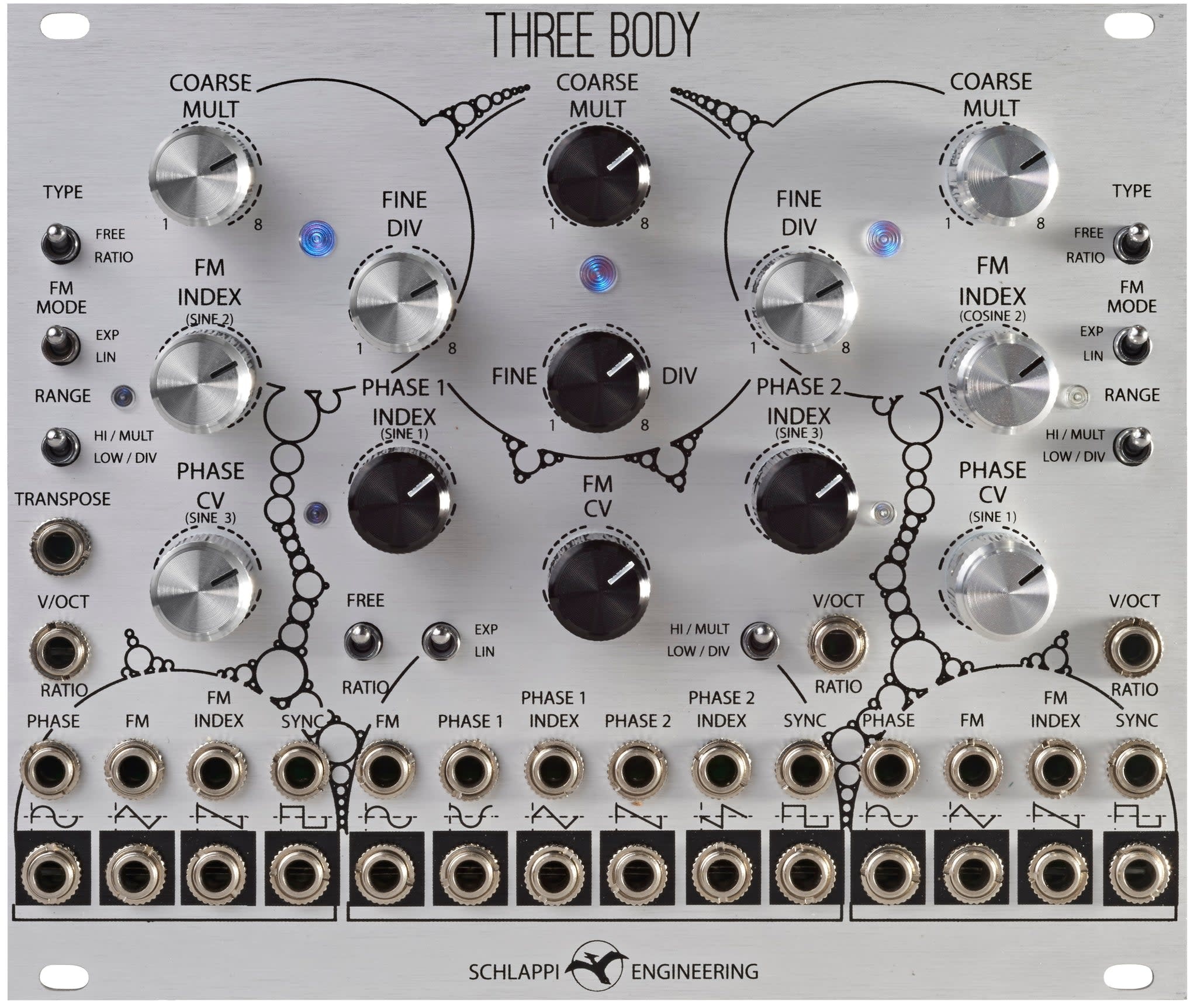 Schlappi Engineering Three Body, Silver