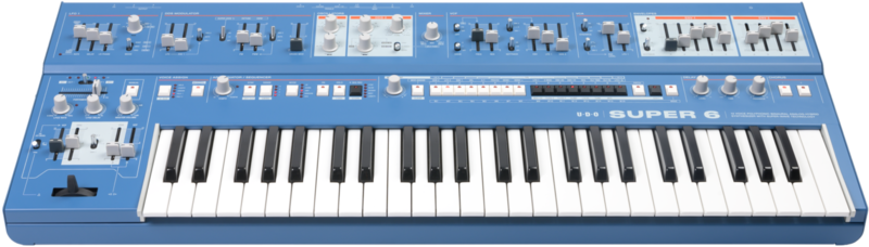 UDO Audio Super 6 Keyboard, BLUE