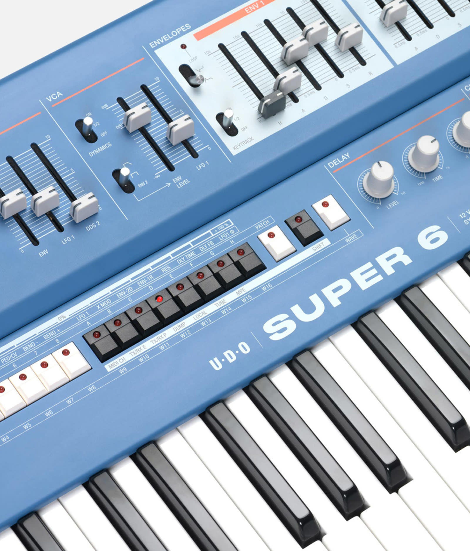 UDO Audio Super 6 Keyboard, BLUE