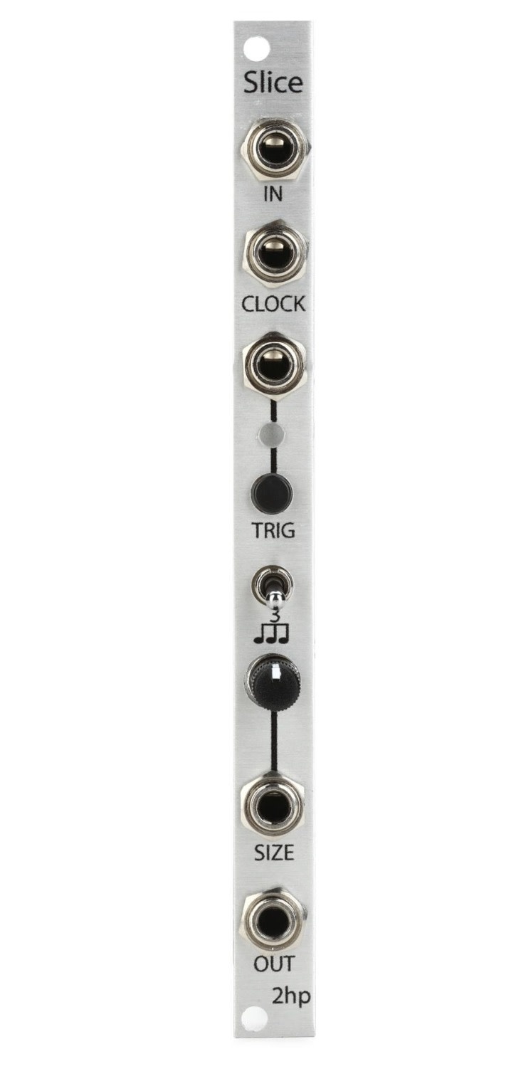 【2hp】Slice 2hp Slice, Silver - Control Voltage
