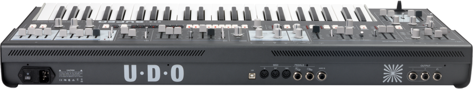 UDO Audio Super 6 Keyboard, BLACK