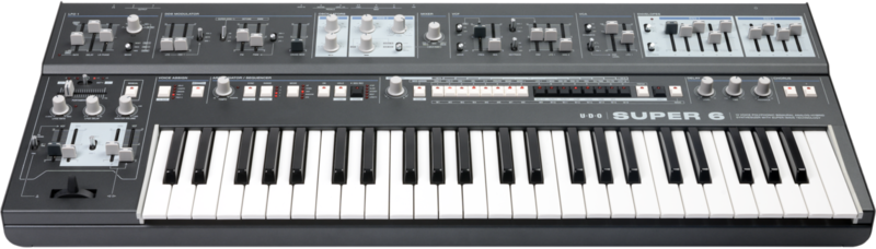 UDO Audio Super 6 Keyboard, BLACK