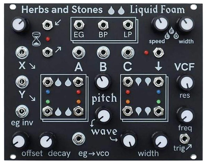 Herbs and Stones Herbs and Stones Liquid Foam (Eurorack), OPEN BOX
