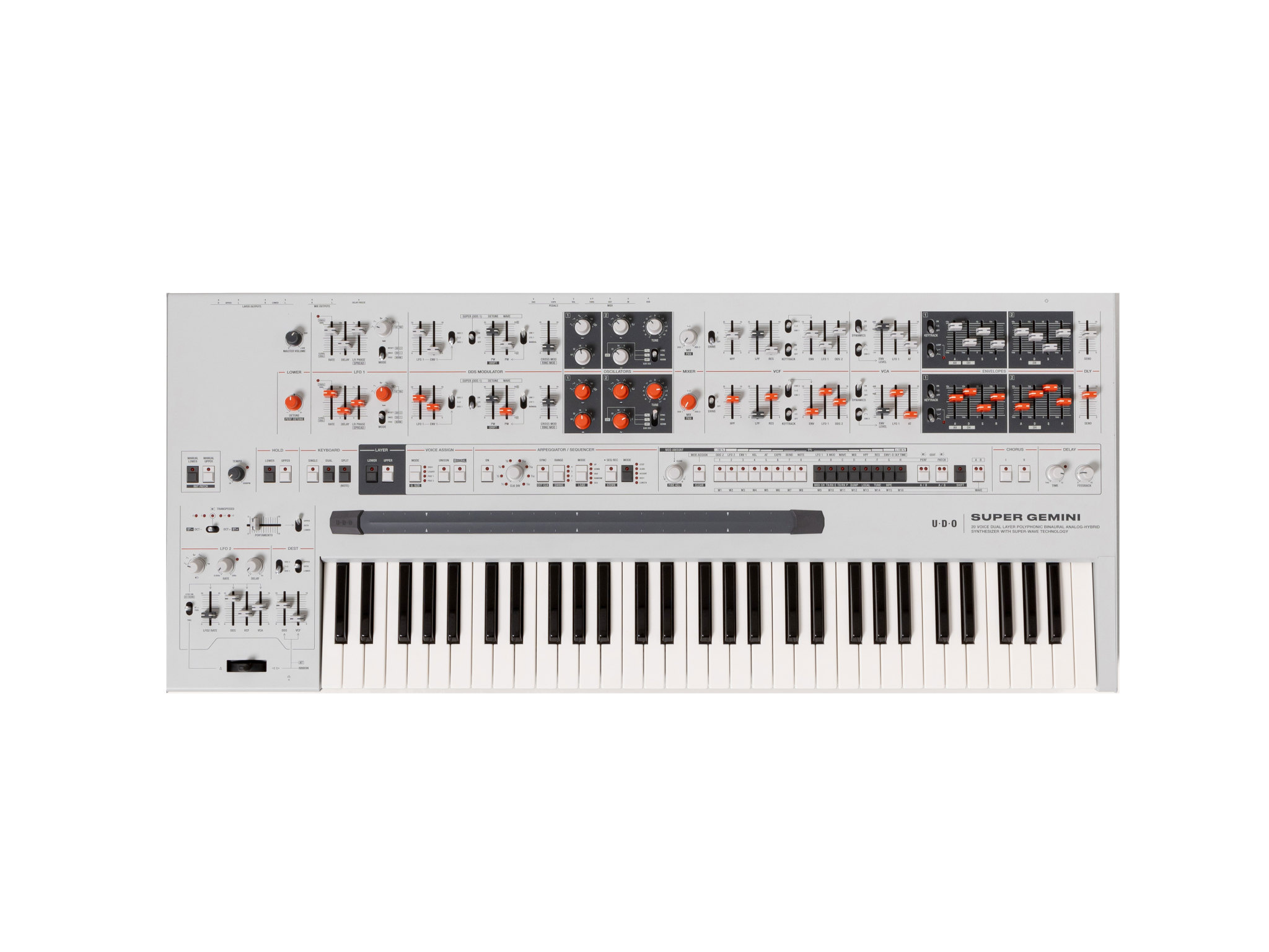 UDO Audio Super Gemini Keyboard - Control Voltage