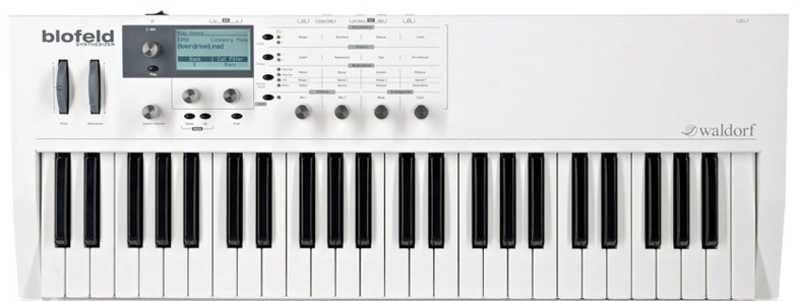 Waldorf Blofeld Keyboard (White), DEMO UNIT - Control Voltage