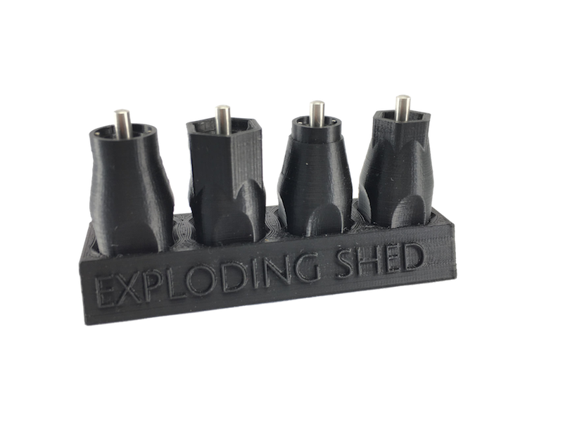 Exploding Shed 4x Nut Tool Set