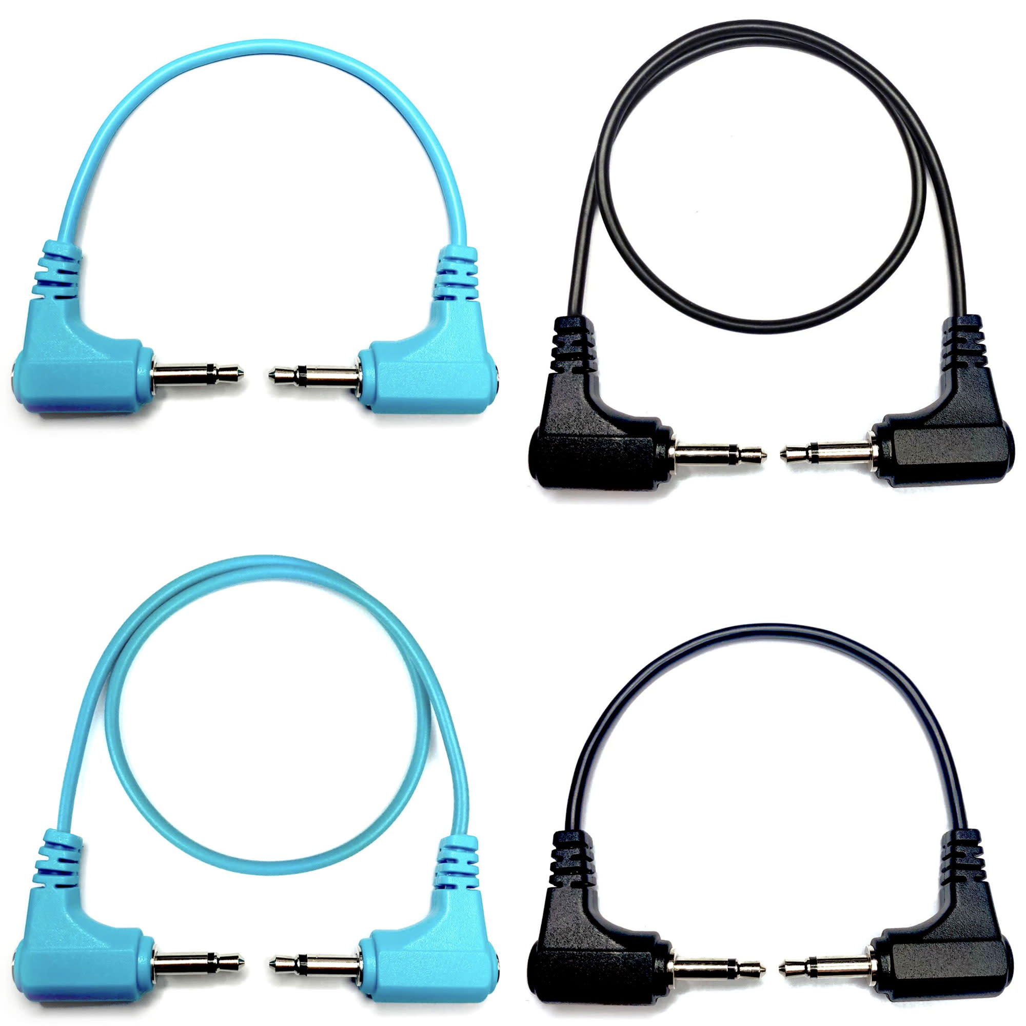 Tendrils Stakkas Black & Cyan, 4pk