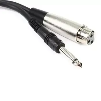 Hosa Microphone Cable, XLR Female to 1/4", Mono, 10ft