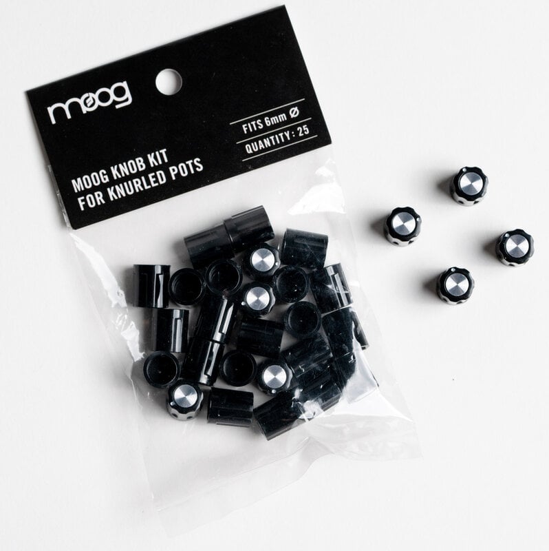 Moog Knob Kit, 25pc (for 6mm knurled pots)