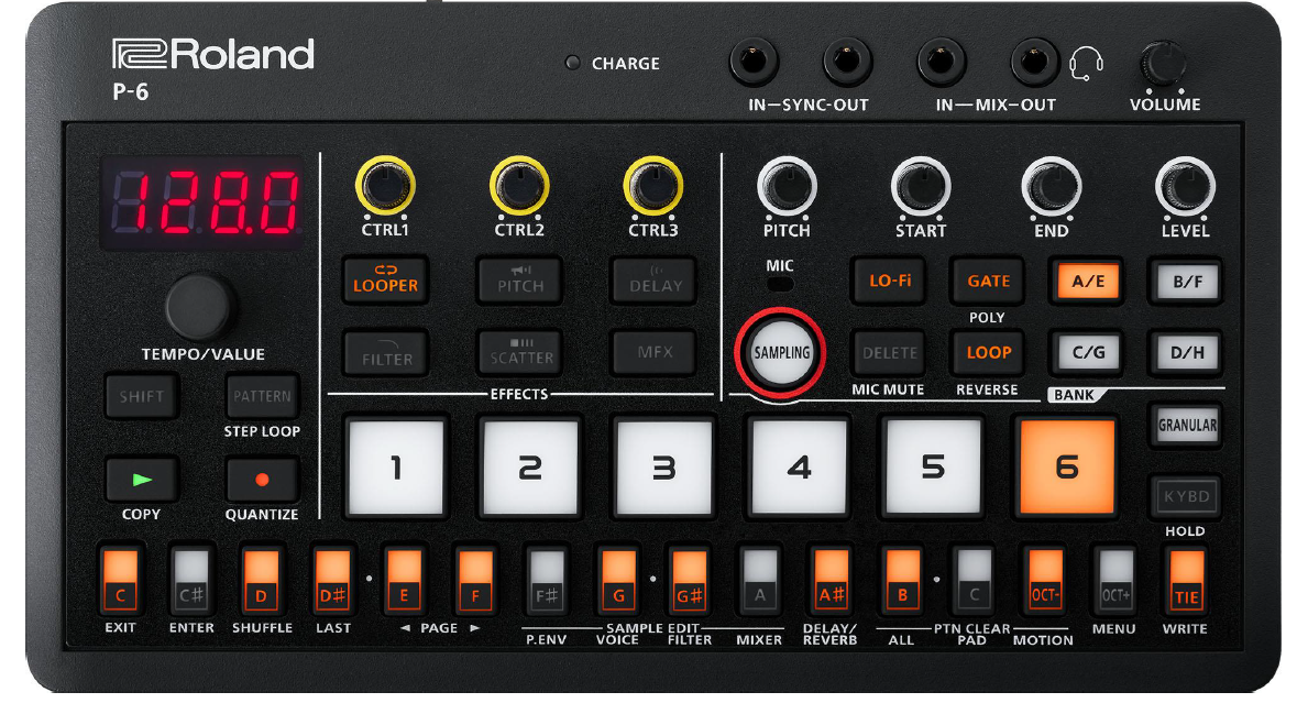 Roland AIRA Compact P-6 - HOLIDAY PROMO