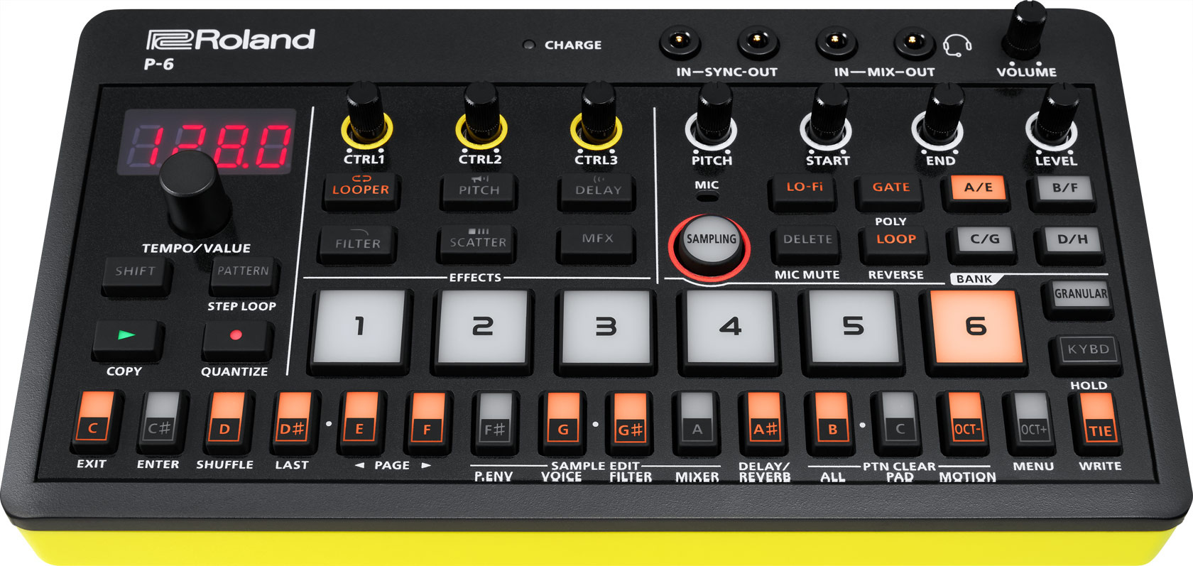 DJ機材 Roland AIRA COMPACT P-6 Creative Sampler Roland AIRA Compact P-6 - Control Voltage