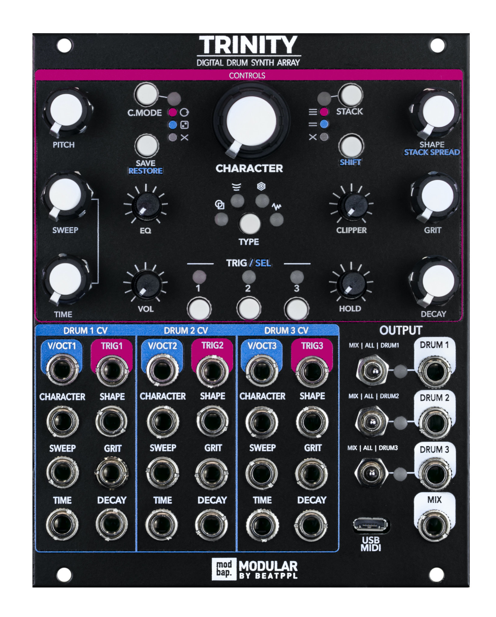 Modbap Modular Trinity, DEMO UNIT