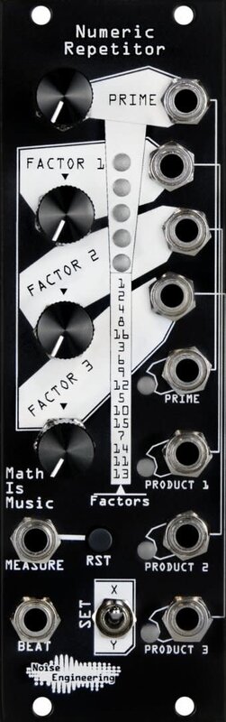 Noise Engineering Numeric Repetitor, Black, DEMO UNIT