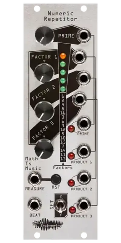 Noise Engineering Numeric Repetitor, Silver, USED