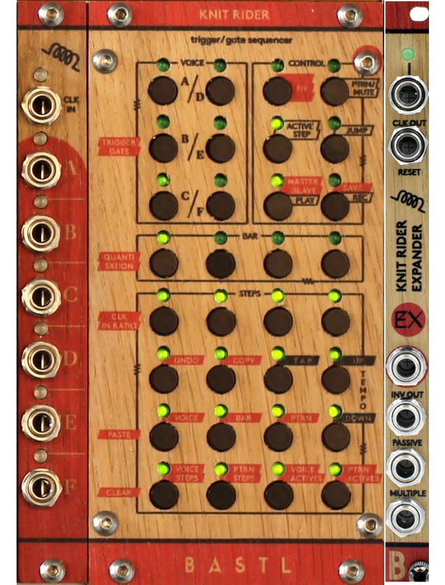 Bastl Instruments Knit Rider w/ Expander, Wood, USED