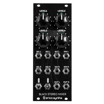 Erica Synths Black Stereo Mixer V3, USED