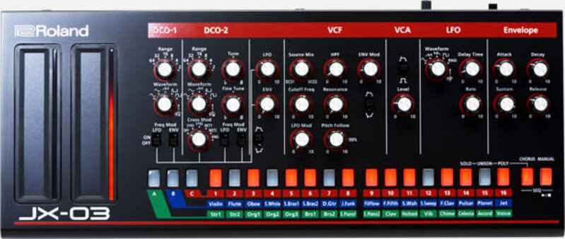 Roland JX-03 Synthesizer, USED