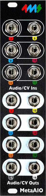 4ms MetaAIO Audio/CV Expander (for MetaModule)