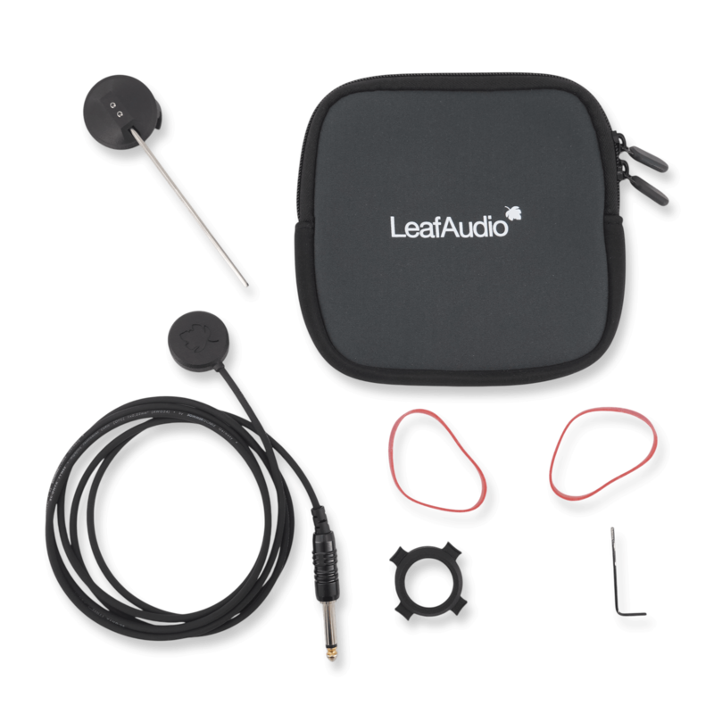 Leaf Audio Contact Mic, 1/4" TS connector, 6.5ft