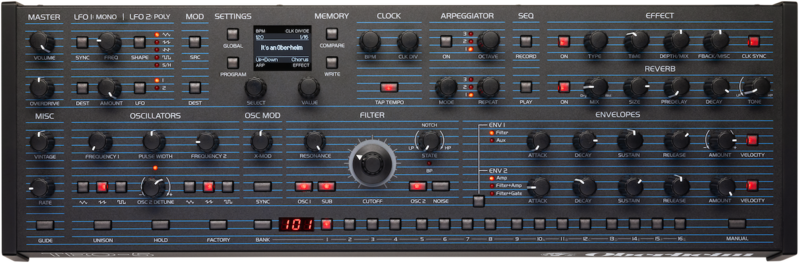 国内正規品 oberheim teo-5 module Oberheim TEO-5 Desktop Module 5-Voice Polyphonic Synthesizer