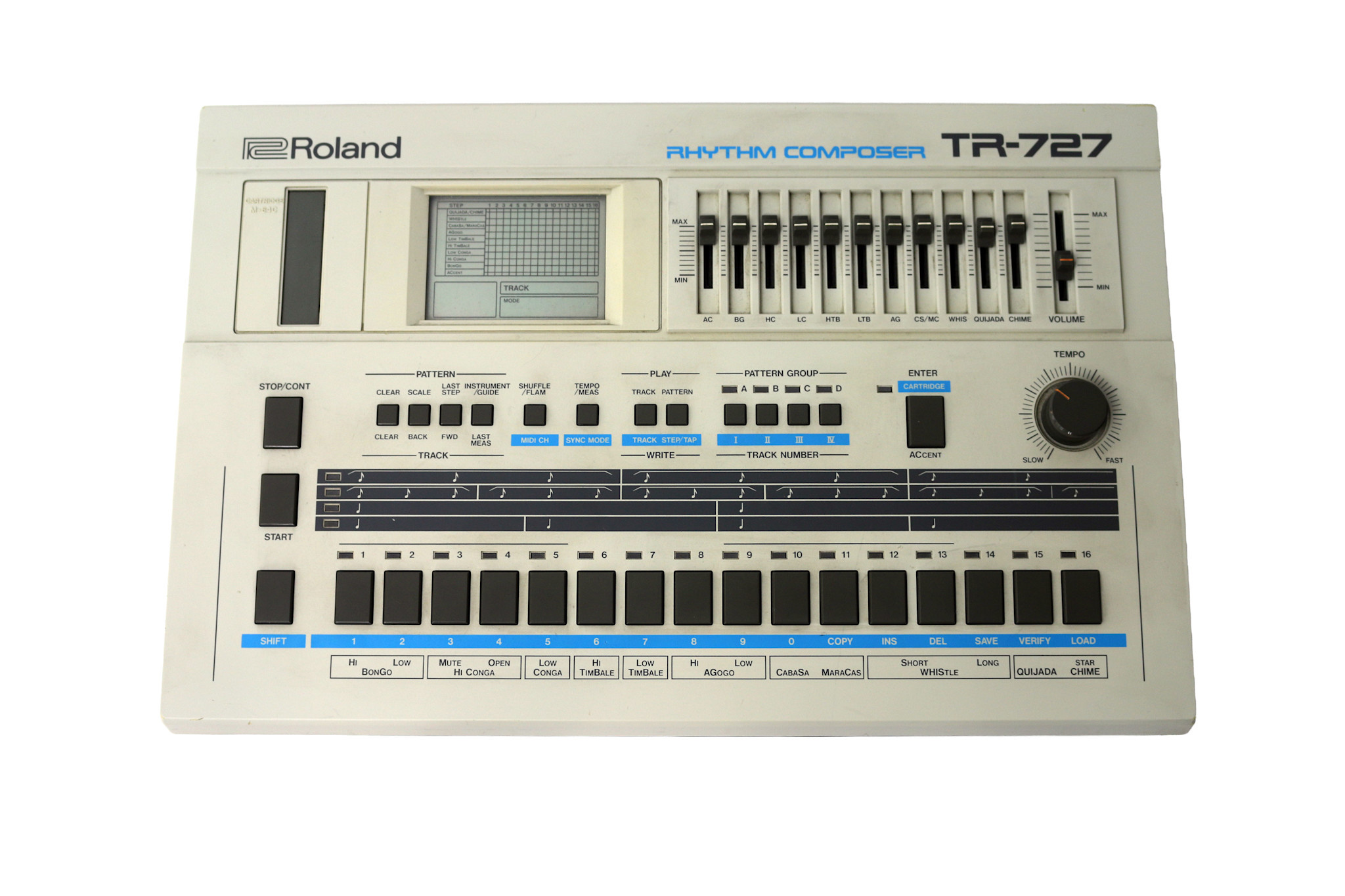 Roland TR-727 (w/ Decksaver), VINTAGE