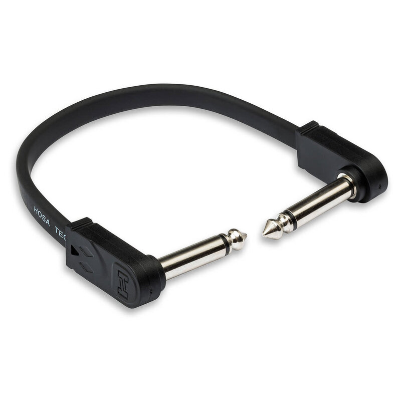 Hosa Guitar Pedal Flat Patch Cable, Molded