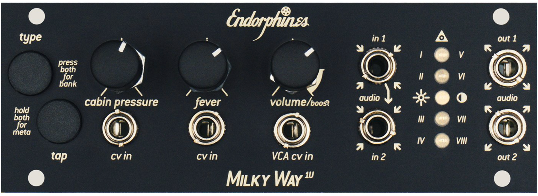 Endorphin.es Milky Way 1U, OPEN-BOX
