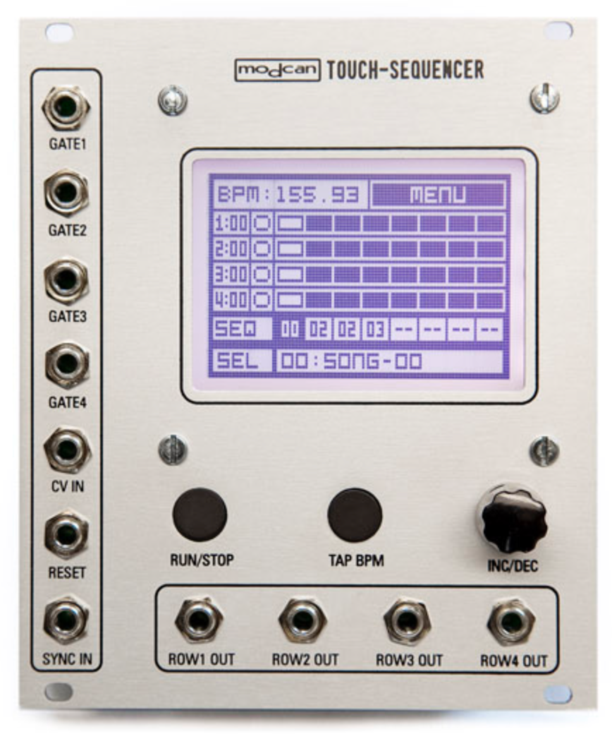 Modcan Touch-Sequencer, USED