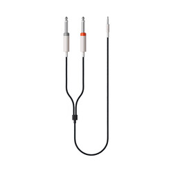 Teenage Engineering Field Textile Audio Cable 3.5mm to Dual 1/4", 4ft