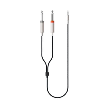 Teenage Engineering Field Textile Audio Cable 3.5mm to Dual 1/4", 4ft