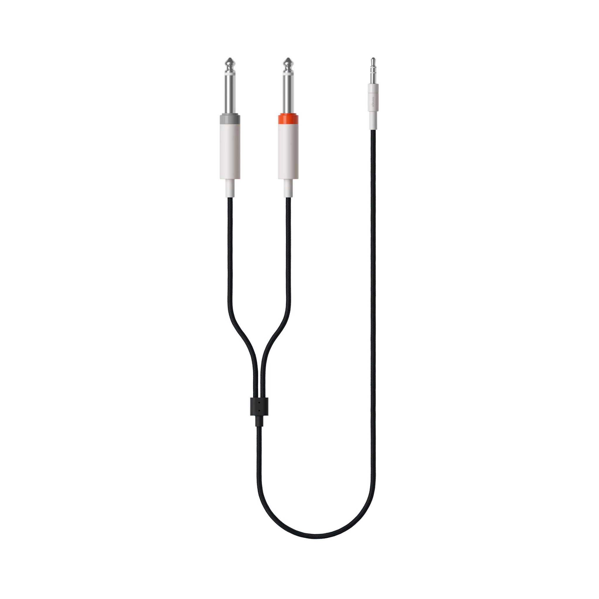 Teenage Engineering Field Textile Audio Cable 3.5mm to Dual 1/4", 4ft