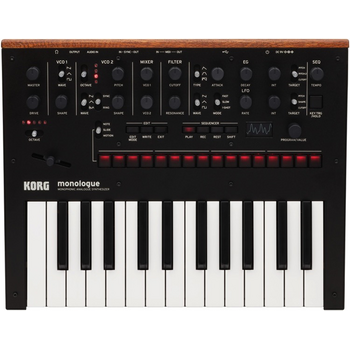 Korg Monologue (w/Decksaver), Black, USED