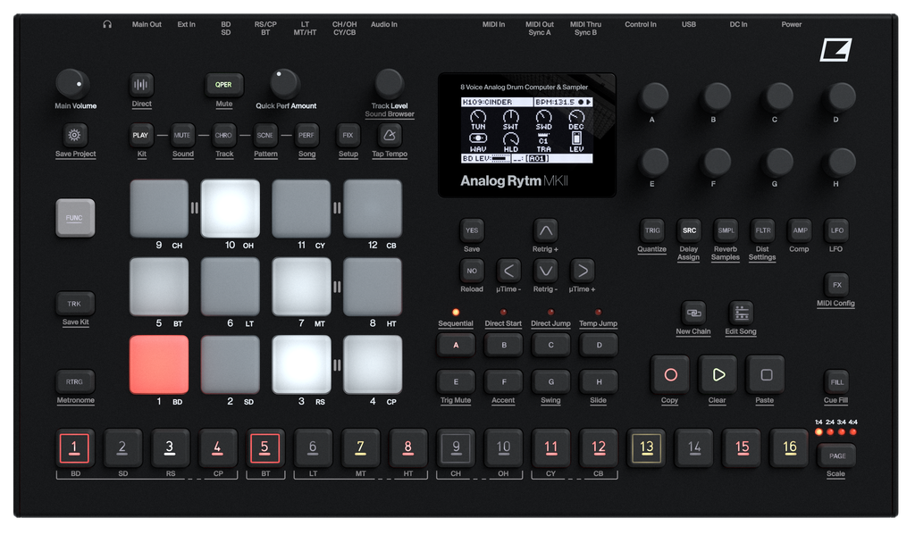 Elektron Analog Rytm mkII, USED