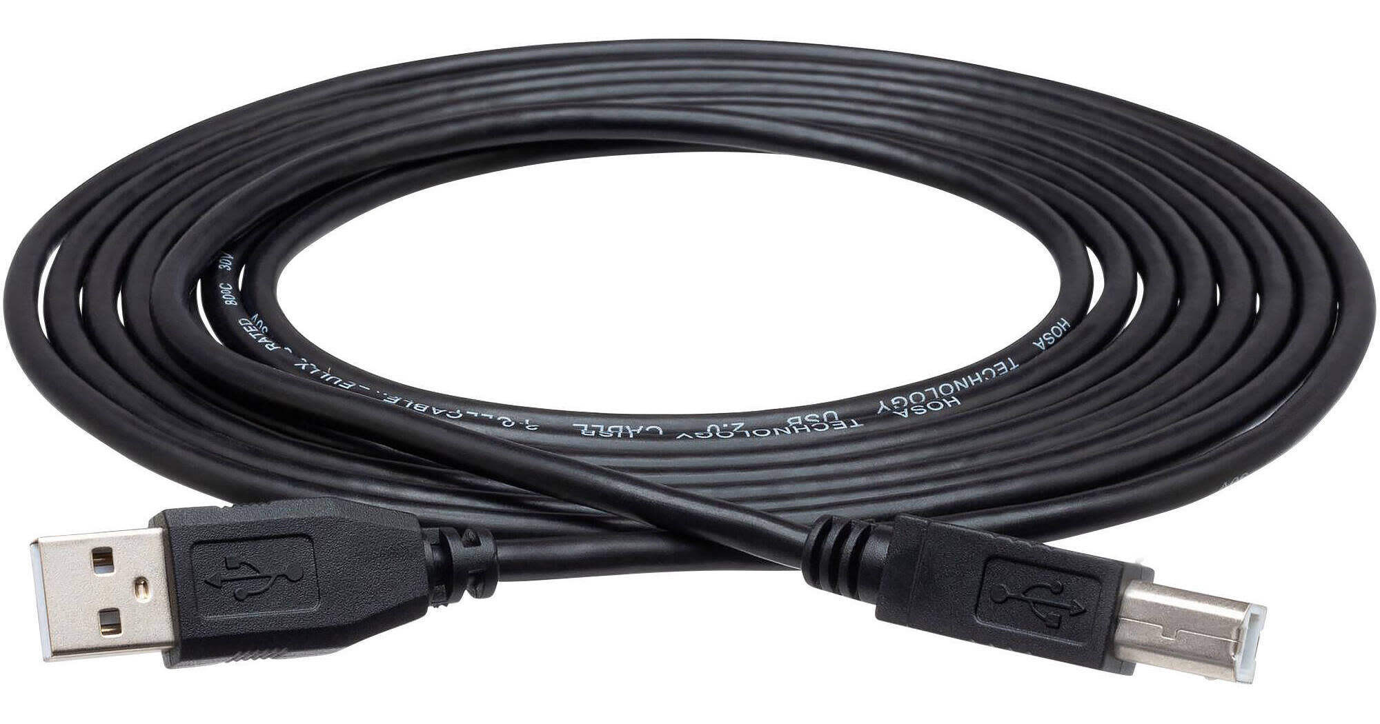 Hosa USB Cable, Type A to B, 5ft