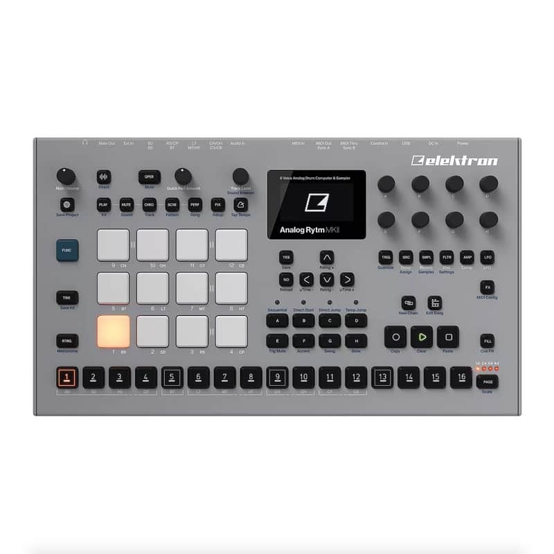 Elektron Analog Rytm mkII, GRAY, USED