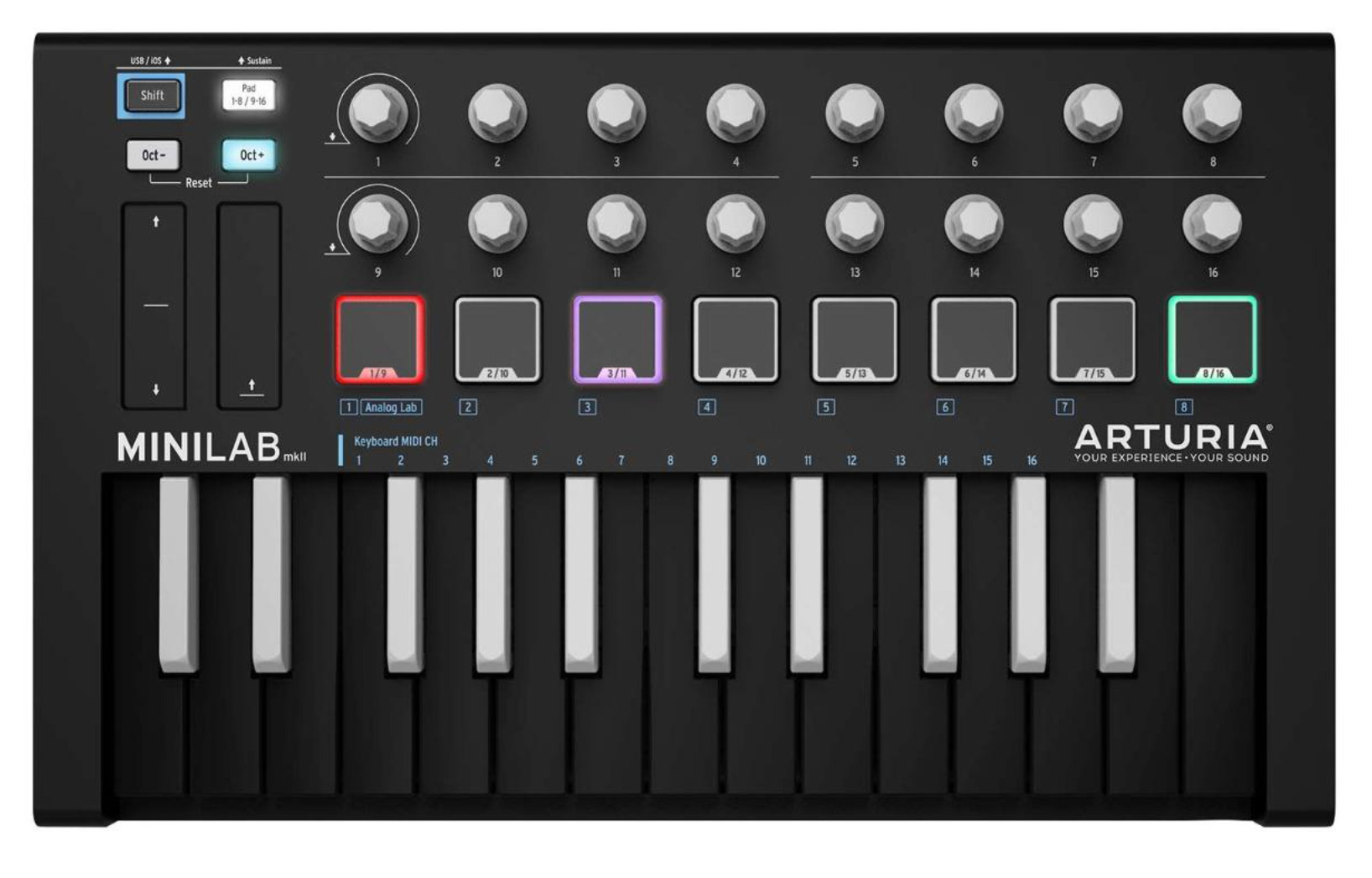Arturia MiniLab mkII (Inverted), USED