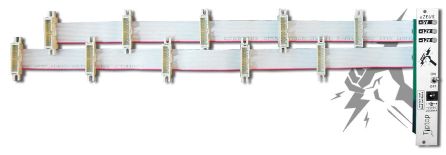 Tiptop Audio uZeus w/ Flying Busboard, SILVER, OPEN-BOX