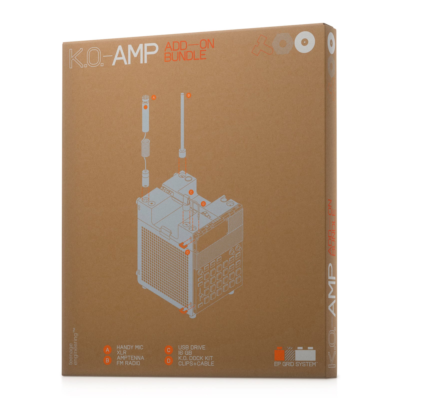 Teenage Engineering K.O. Amp Add-On Bundle