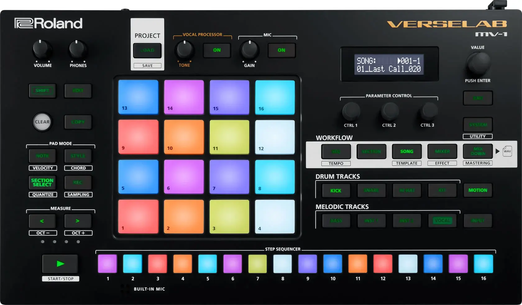 Roland MV-1 Verselab, USED