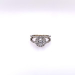 Millenia 14k White Gold Halo Engagement Ring