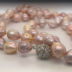 32" Rose Baroque Pearl Necklace