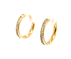 18K Gold Midi Galaxy Wrap Hoop Earring | Monica Rich Kosann