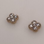 14 Kt Ladies Earrings .33 Ctw