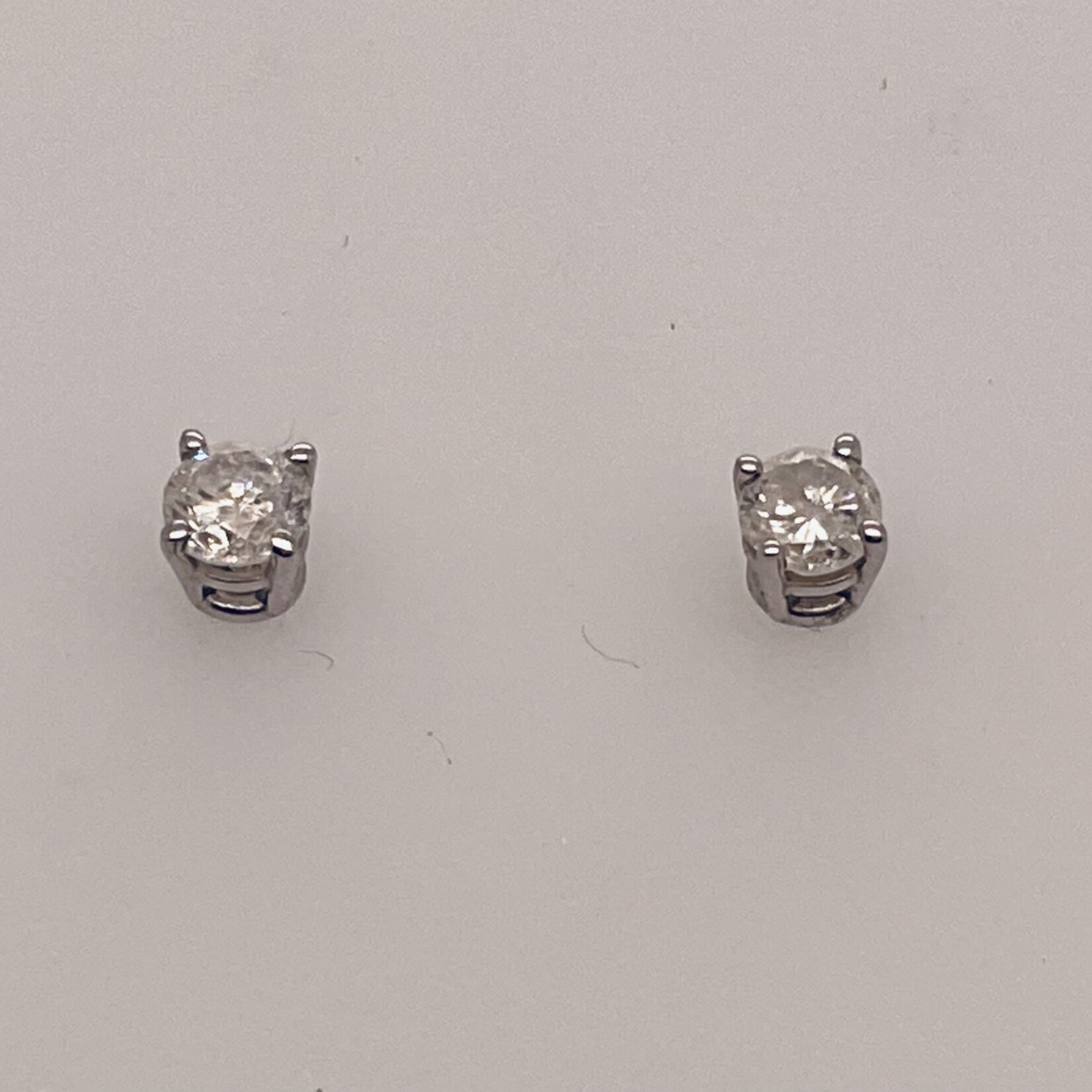 14 Kt Ladies Diamond Earrings .25 Ctw