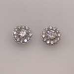 14 K Ladies Stud Earrings (I-J, SI2) 1.2 Ctw