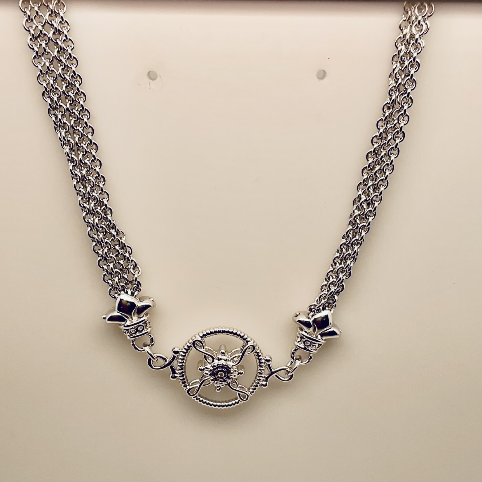 Silver Euphoria Necklace,18"