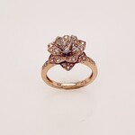 14 Rose Gold Bridal Ring Mounting  .55 Ctw # 6