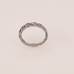 14 Kt White Gold Bridal Diamond Ring 0.2 Ctw  Size 6