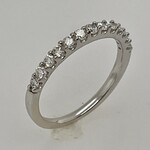 14 Kt White Gold Ladies Diamond Wedding Band .40 Ctw #7